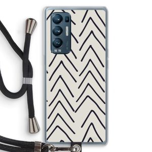 Marrakech Arrows: Oppo Find X3 Neo Transparant Hoesje met koord