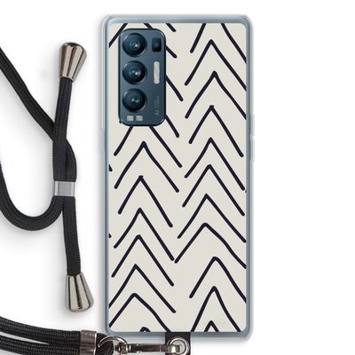 Marrakech Arrows: Oppo Find X3 Neo Transparant Hoesje met koord
