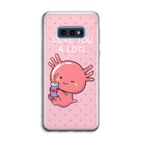 Love You A Lotl: Samsung Galaxy S10e Transparant Hoesje