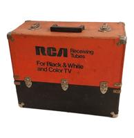 RCA Koffer voor Versterkerbuizen - Origineel