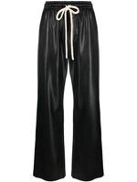 Nanushka pantalon Gisela en cuir artificiel - Noir