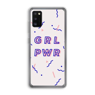 GRL PWR: Samsung Galaxy A41 Transparant Hoesje