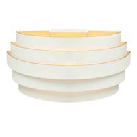 Highlight Wandlamp Scudo B 25 cm wit goud