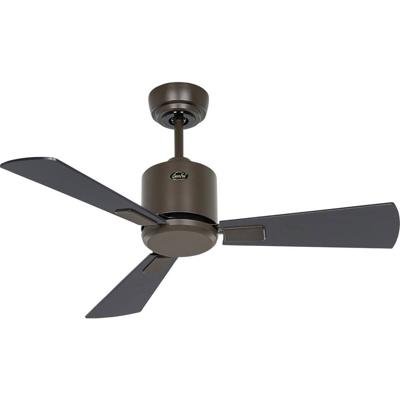 CasaFan ECO NEO III 92 BZ-SW/TK WiFi Flügel Schwarz/Teak Plafondventilator 12 W (Ø x h) 92 cm x 360 mm Brons Met afstandsbediening, Timer, Met wintermodus,