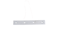 Waelbers Verbindingsplaat 140mm, blauw verzinkt (GV) per 4 KVP - 20 Stuk(s) - 2421KVP.24
