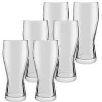 Royal Leerdam Bierglazen Mainz - 18x stuks - 400 ml - speciaal bier glazen