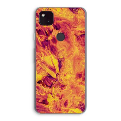 Eternal Fire: Google Pixel 4a 5G Transparant Hoesje
