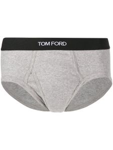 TOM FORD slip à logo - Gris