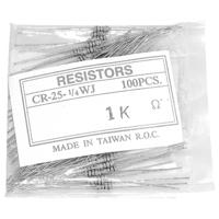 Yageo CFR-25JB-52-1K Koolfilmweerstand 1 kΩ 100 stuk(s)