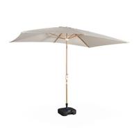 sweeek - Rechthoekige parasol 2x3m met centrale mast