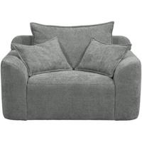 Loveseat Elsa - stof Eden - grijs - Leen Bakker
