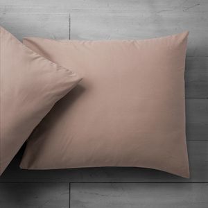 Fresh & Co Kussenslopen Katoen: 2-PACK Kleur: Taupe