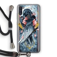 Golden Raven: Samsung Galaxy A11 Transparant Hoesje met koord