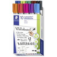 Staedtler Lumocolor 351 B10 markeerstift 10 stuk(s) Kogelpunt Zwart, Blauw, Bruin, Groen, Lichtblauw, Lichtgroen, Oranje, Roze, Rood, Violet - thumbnail