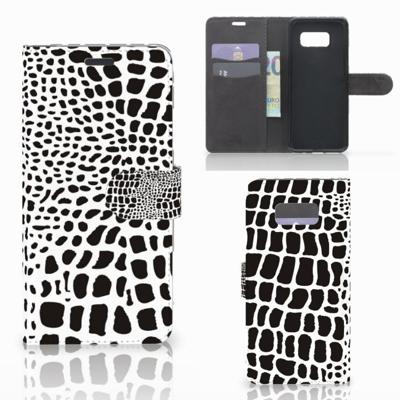 Samsung Galaxy S8 Plus | Telefoonhoesje | Met pasjeshouder | Slangenprint