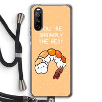 You're Shrimply The Best: Sony Sony Xperia 10 III Transparant Hoesje met koord - thumbnail