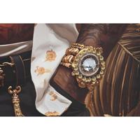 Canvas Home ESPRIT Koe Modern Stier Coating 62 x 4 x 122 cm (3 Stuks)