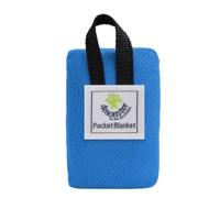 Draagbare ultra-dunne vouwen Camping mat Pocket waterdichte deken buiten picknick mat zandstrand mat grootte: 70 * 110cm (blauw)