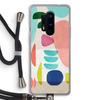 Bold Rounded Shapes: OnePlus 8 Pro Transparant Hoesje met koord