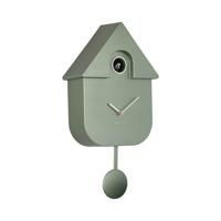 Wall Clock Modern Cuckoo Metallic Green Wall Clock Modern Cuckoo Metallic Green