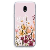 Painted wildflowers: Samsung Galaxy J3 (2017) Transparant Hoesje