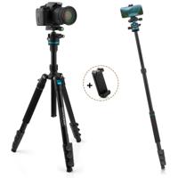 Mojogear Swift fotostatief 175cm - Camera en smartphone - Monopod en statief in 1 - Arca Swiss