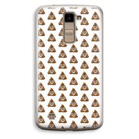 Poop emoji: LG K10 (2016) Transparant Hoesje