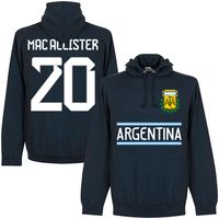 Argentinië Mac Allister 20 Team Hoodie - thumbnail