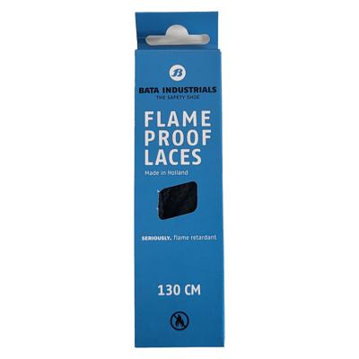 Bata Flame Proof Laces | Zwart | Maat 100cm - 8712843710580