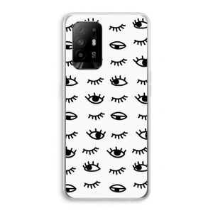 Eye pattern #2: Oppo A95 5G Transparant Hoesje