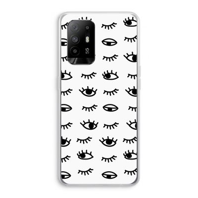Eye pattern #2: Oppo A95 5G Transparant Hoesje