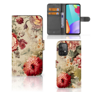 Hoesje voor Samsung Galaxy A52 Bloemen