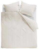 Ambiante Dekbedovertrek Uni Cotton Off-White-1-persoons (140 x 200/220 cm)