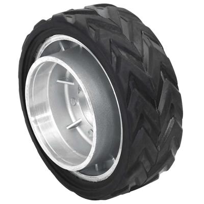 VidaXL Wiel voor neuswiel ø19,5x10 cm massief aluminium en rubber