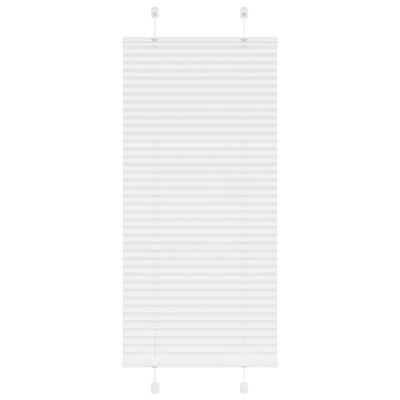 Pliss rolgordijn 60x100 cm stofbreedte 59,4 cm polyester wit