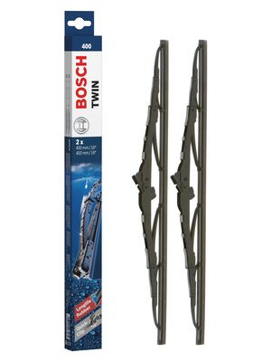 Bosch ruitenwissers Twin 400 - Lengte: 400/400 mm - set wisserbladen voorzijde 400