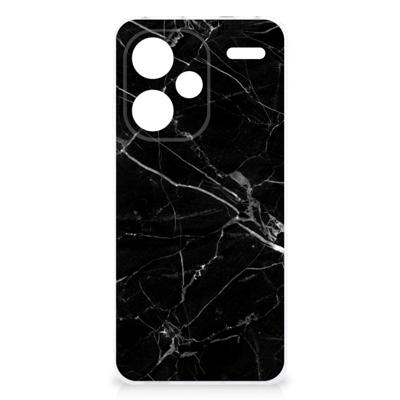 Xiaomi Redmi Note 13 Pro Plus | TPU | Siliconen hoesje | Marmer Zwart - Origineel Cadeau Vader