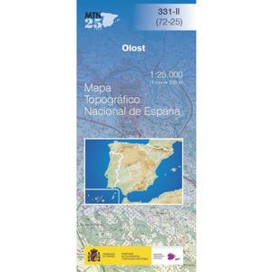 Topografische kaart 331-II Olost | CNIG - Instituto Geográfico Nacional