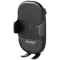 VOLTCRAFT VC-Qi-WCM15 Ventilatierooster Telefoonhouder voor in de auto Met inductielader 55 - 89 mm 4 - 6.7 inch