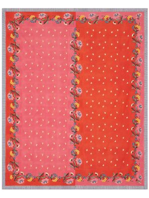 Lisa Corti nappe en coton à fleurs - Rose