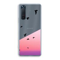 Fly away: Sony Xperia 5 II Transparant Hoesje