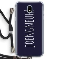 Joengneuh!: Samsung Galaxy J5 (2017) Transparant Hoesje met koord