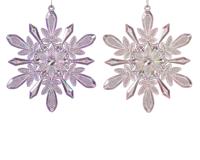 Sneeuwvlok d12l12b1h14 cm a2 Decoris - Decoris