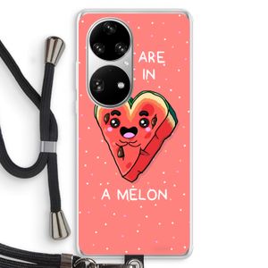 One In A Melon: Huawei P50 Pro Transparant Hoesje met koord