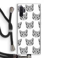 Kitten: Samsung Galaxy Note 10 Plus Transparant Hoesje met koord