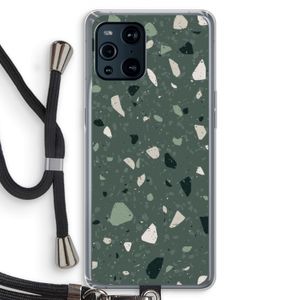 Terrazzo N°19: Oppo Find X3 Pro Transparant Hoesje met koord