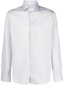 Canali tailored poplin shirt - Gris