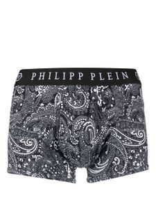 Philipp Plein boxer à motif cachemire - Noir