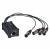 Hilec BOXRJ4XM5 RJ45 / XLR5M adapterdoos voor audio of DMX signaal