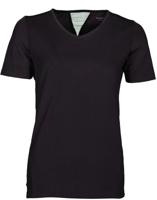 Papillon Fitness shirt s/sl v-neck dames zwart maat 3XL